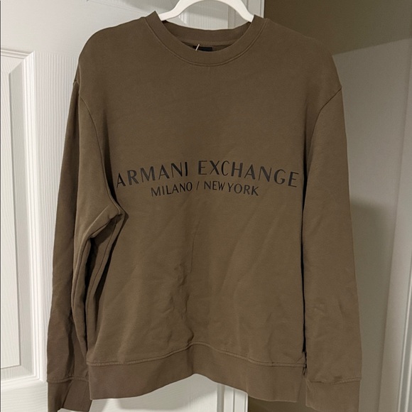 Armani Exchange Other - Armani Exchange Tan/Green  Crewneck Sweatshirt